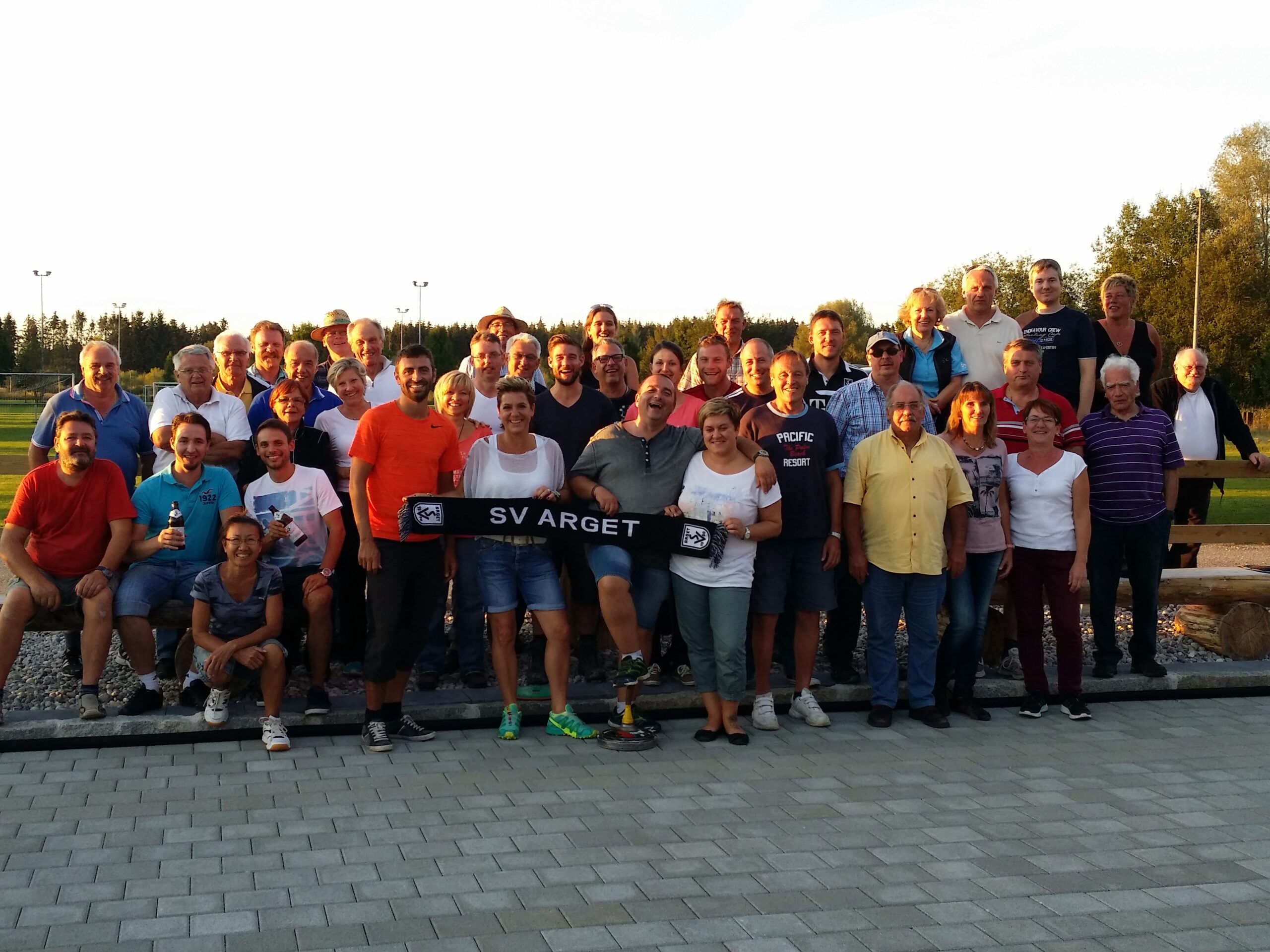 Mannschaftsfoto Stockschützen SV Arget